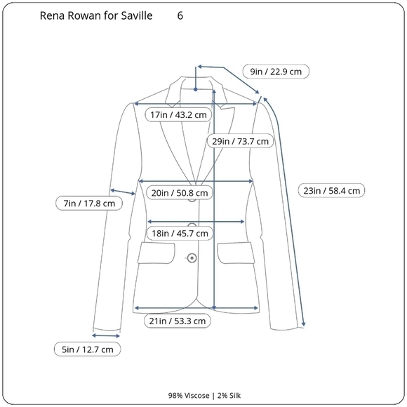 Vintage Rena Rowan for Saville | 6 | Jacket - Picture 13 of 13